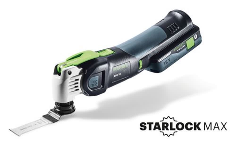 Festool Accu Oscillerende Machine OSC 18 HPC 4,0 EI-Set VECTURO