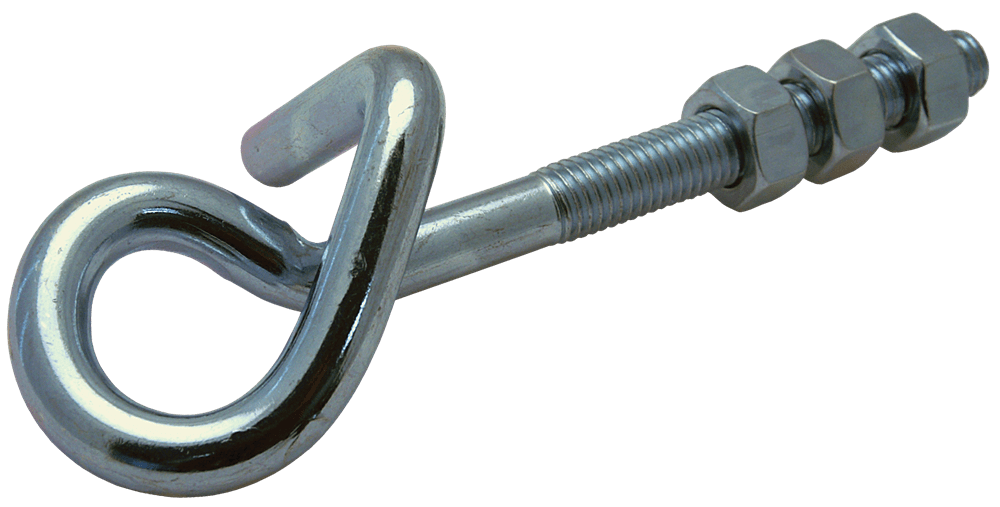 Gebuvolco Veiligheidsschommelhaak M12x140mm Metrisch Verzinkt