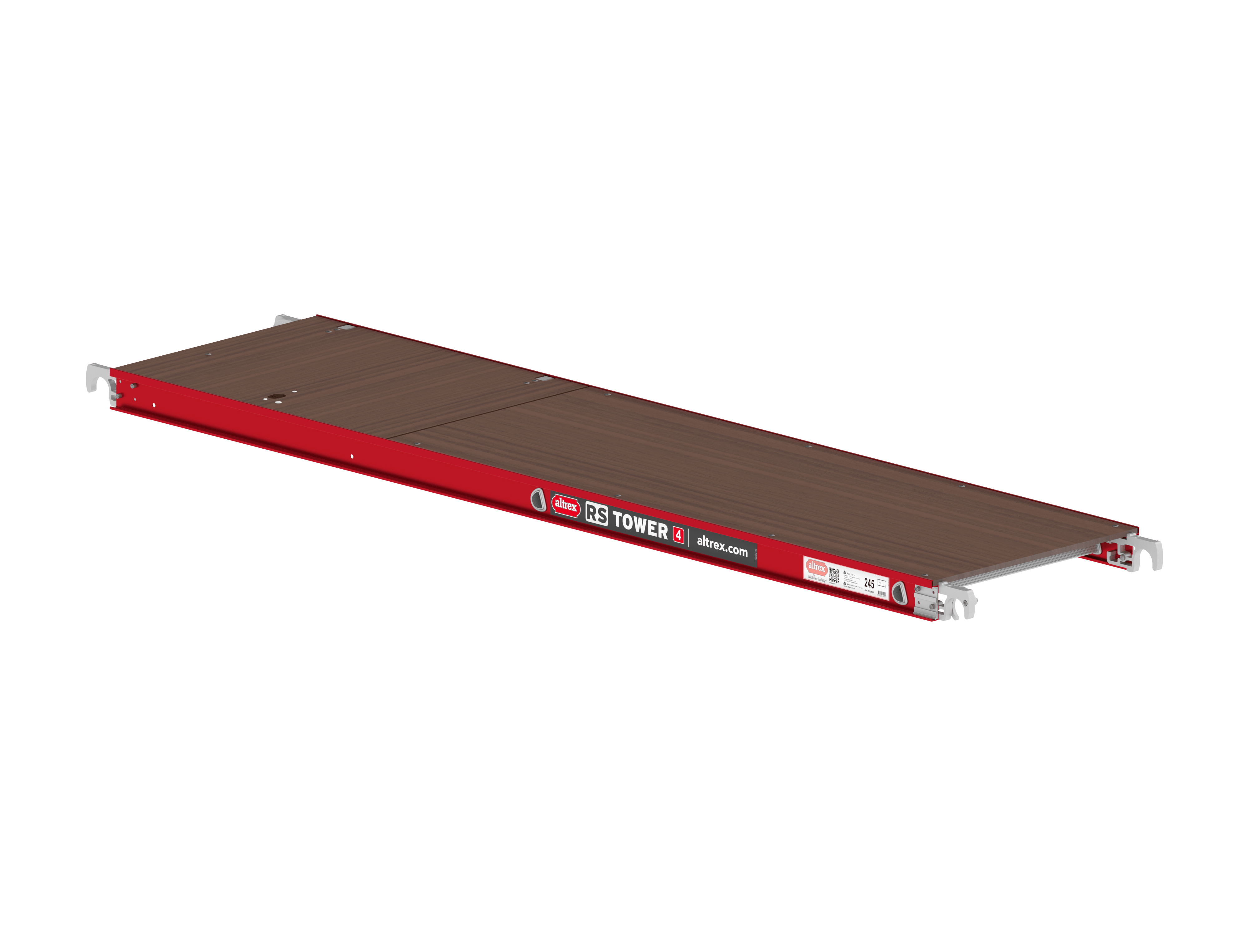 Altrex Platform RS Tower 4 Hout 2,45m Met Luik