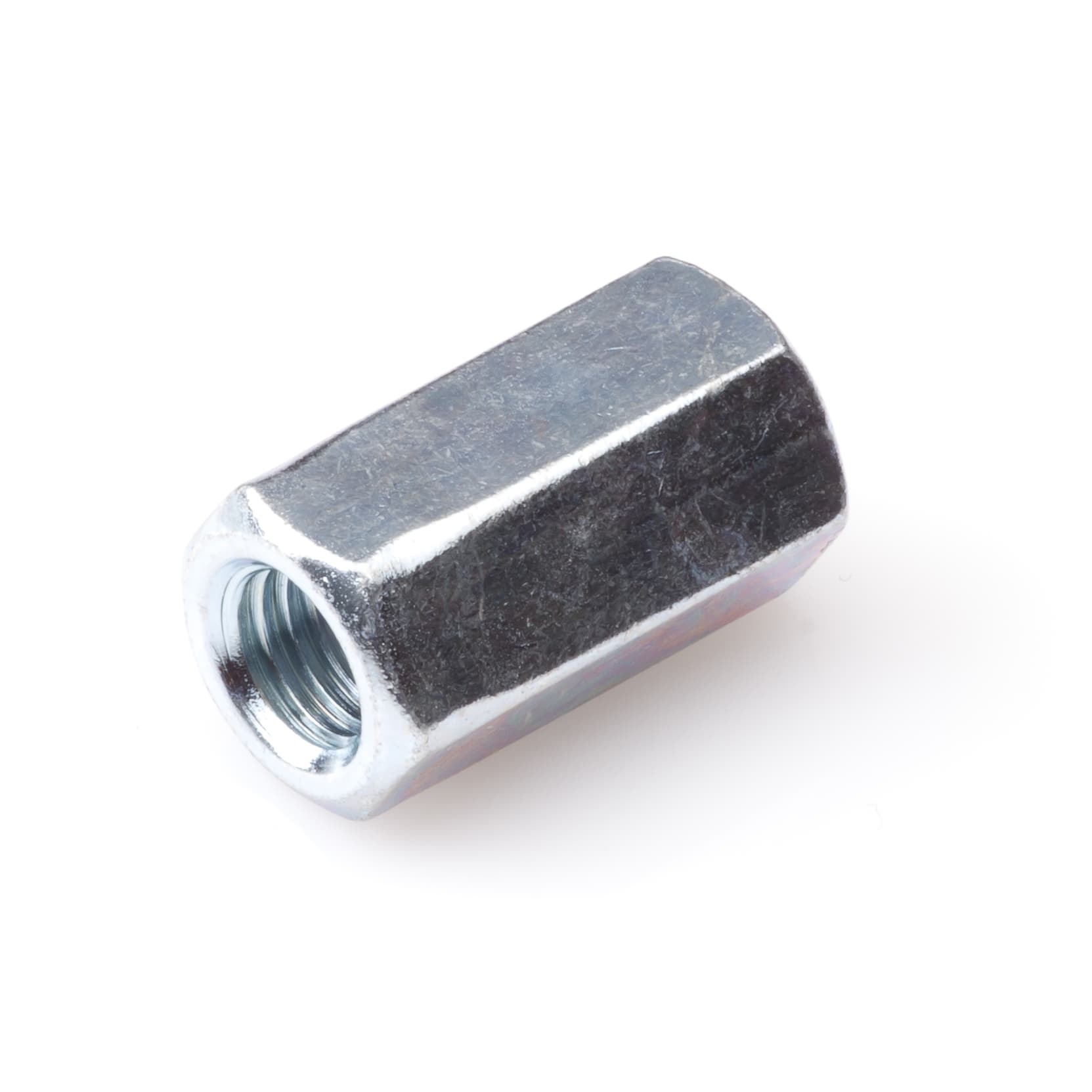 Koppelmoer M10x30mm SW-17 DIN6334 Verzinkt 6 50st