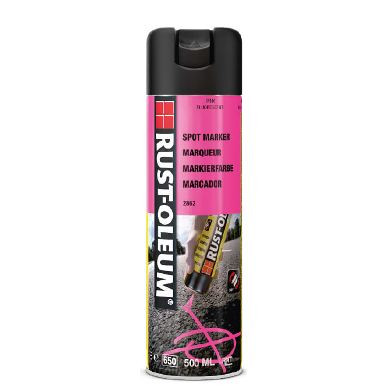 Rust-Oleum Grondmarkering 2862 500ml Fluorescerend Roze
