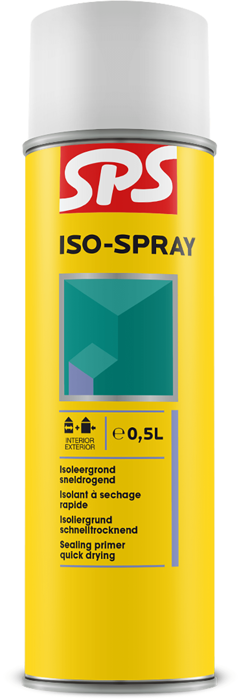 Product afbeelding voor SPS Isoleermiddel Binnen/Buiten 500ml Sneldrogend Wit