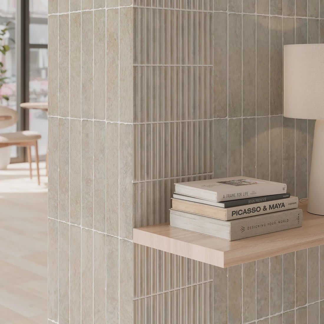 Product afbeelding voor Wandtegel Wow Potters Fossil 5x25cm 9mm Glanzend