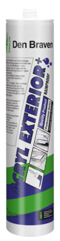 Zwaluw AcrylKit Acryl Exterior+ 310ml Wit