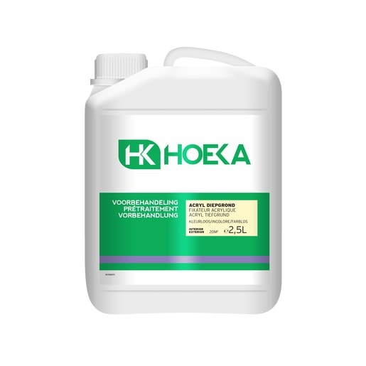 Hoeka Diepgrond Acryl Binnen/Buiten 2,5L Kleurloos
