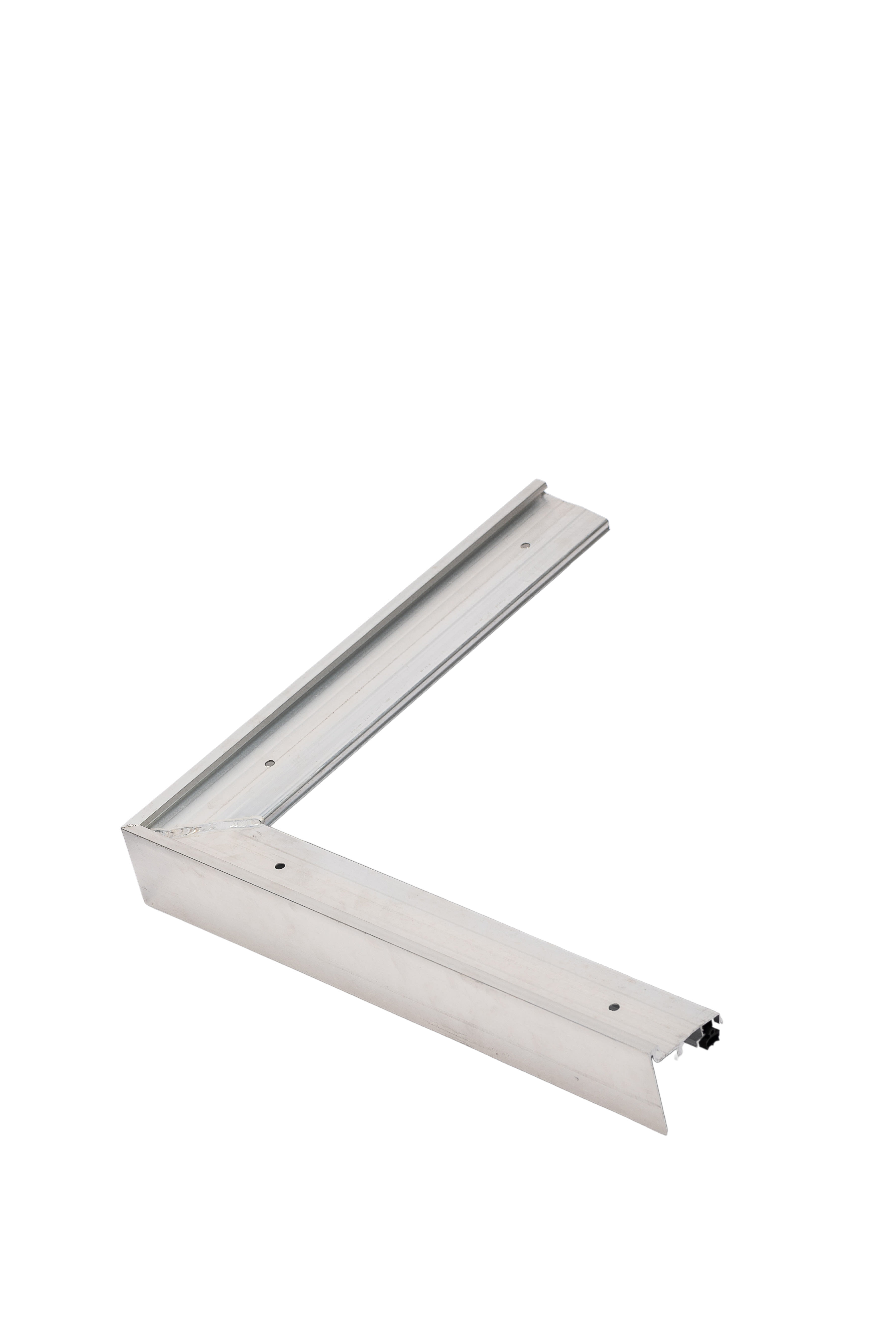 BossCover Buitenhoek 60x400x400mm Aluminium Inclusief Bevestiger