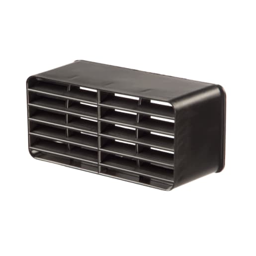 Product afbeelding voor Ubbink VloerVent Muurrooster WF Kunststof Zwart