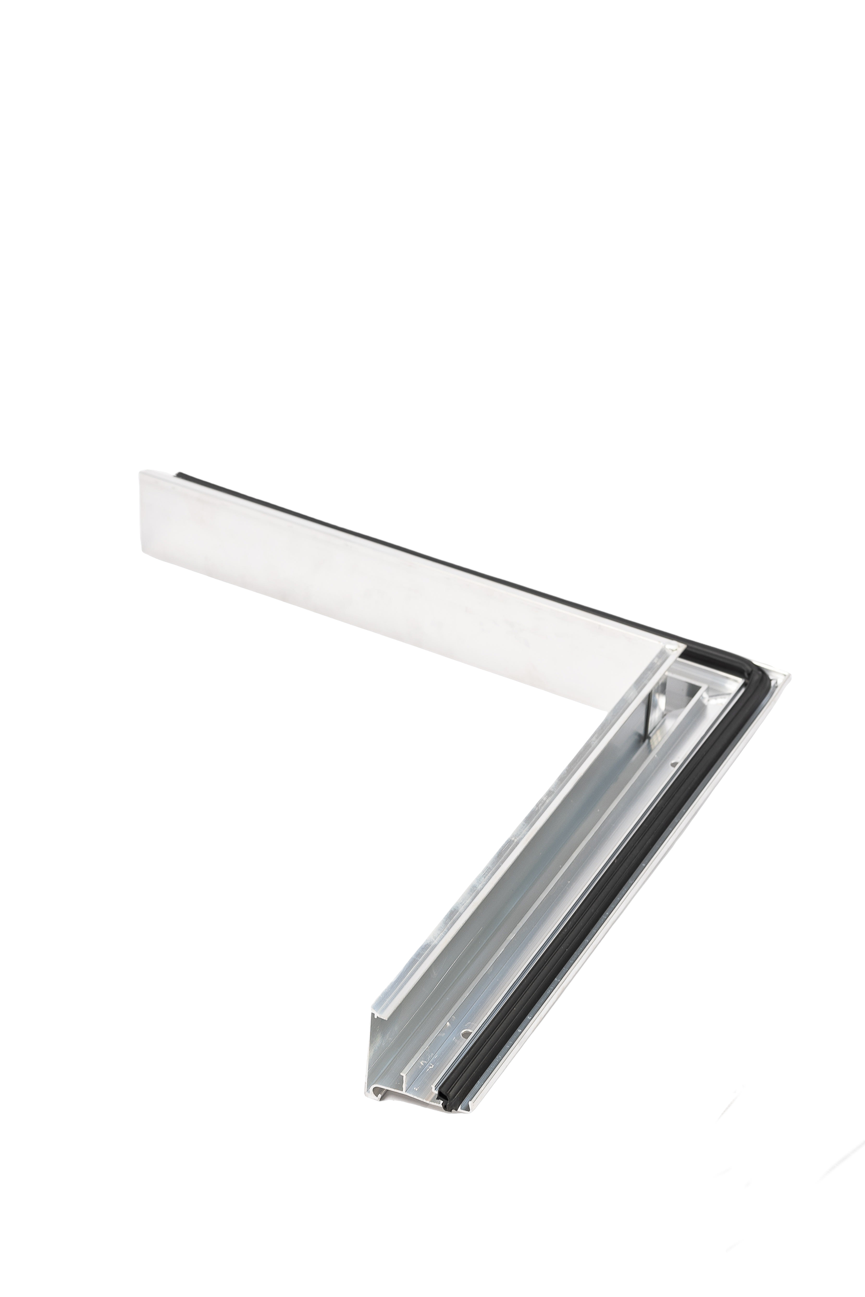 Product afbeelding voor BossCover Binnenhoek Met Afdichtingsband 60x400x400mm Aluminium Inclusief Bevestiger