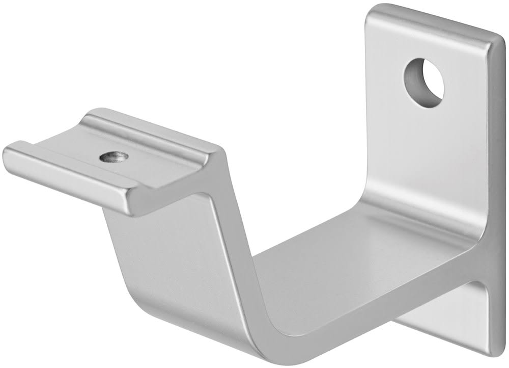 Hermeta Leuninghouder 3551 65mm Vlak Tapgat Aluminium Naturel