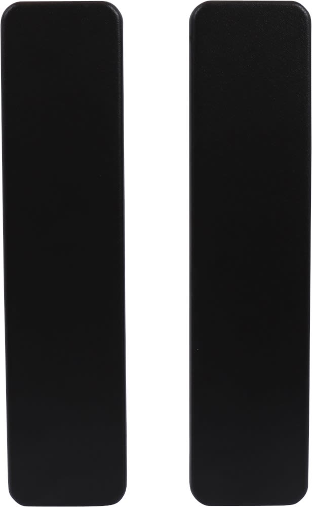 Product afbeelding voor Oxloc Kortschild Recht Blind Zonder Krukgat 185x44mm Aluminium Zwart