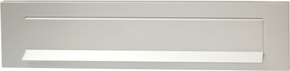 Oxloc Briefplaat Recht Buitendraaiend Aluminium F1 Met Valklep