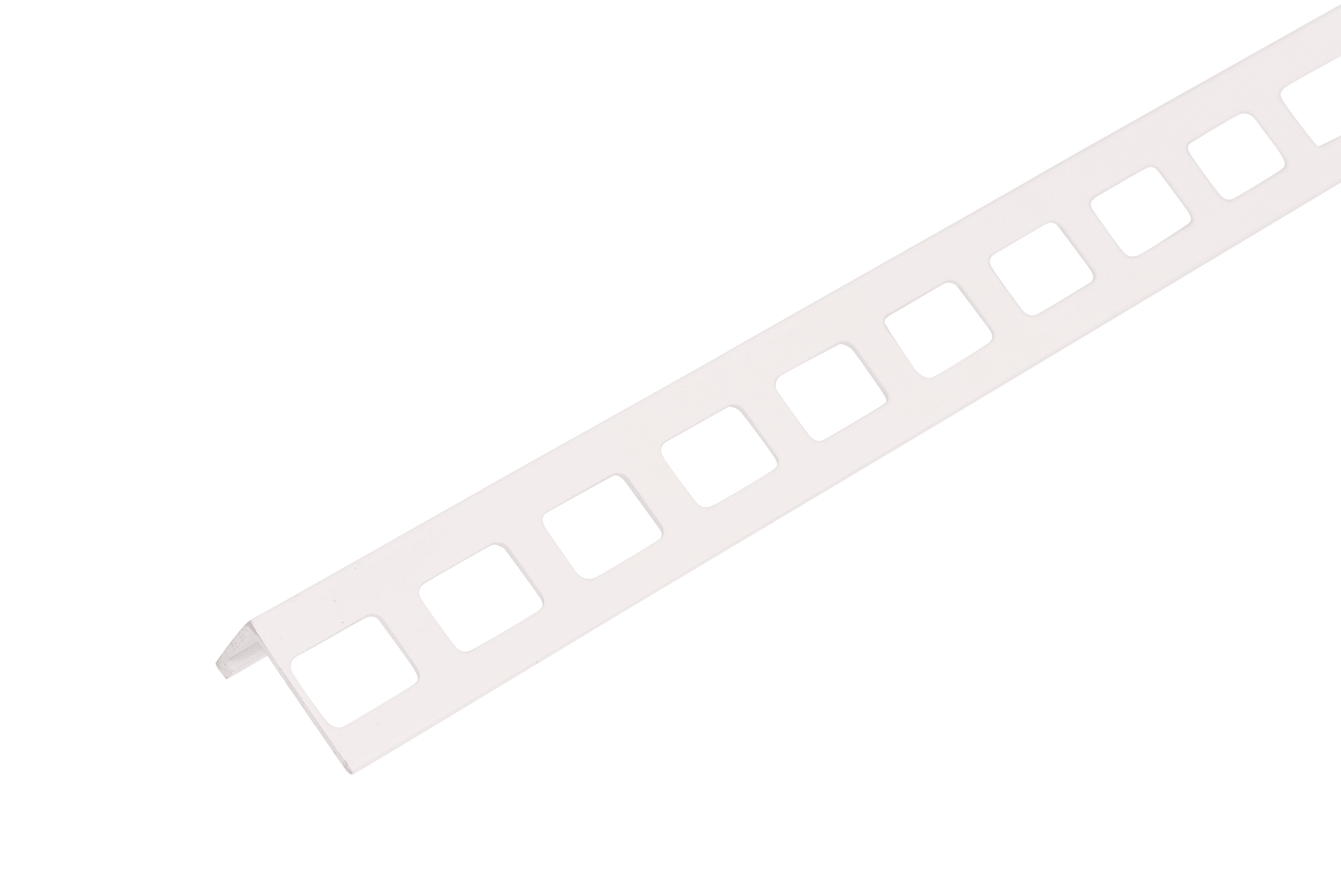 Product afbeelding voor ProOne Tegelprofiel Haaks 12.5mm 300cm Aluminium Wit