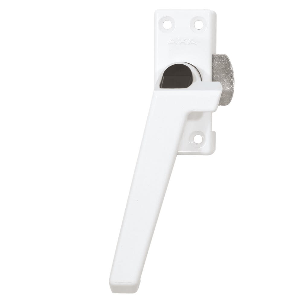 AXA Raamsluiting 3308 Met Nok/Drukknop DIN links Aluminium Wit