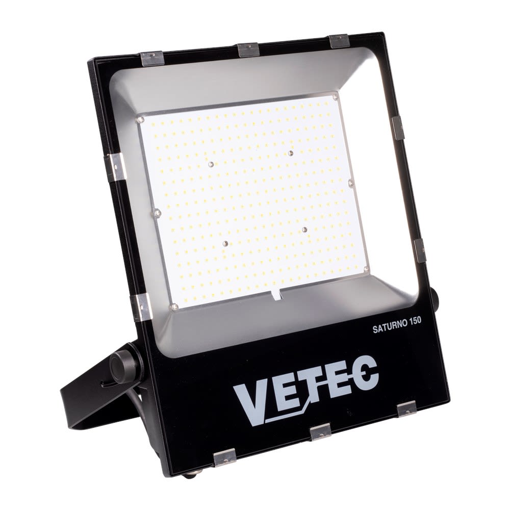 Vetec Bouwlamp Saturno 150 LED 150W Klasse I Met Kabel 5m Zwart