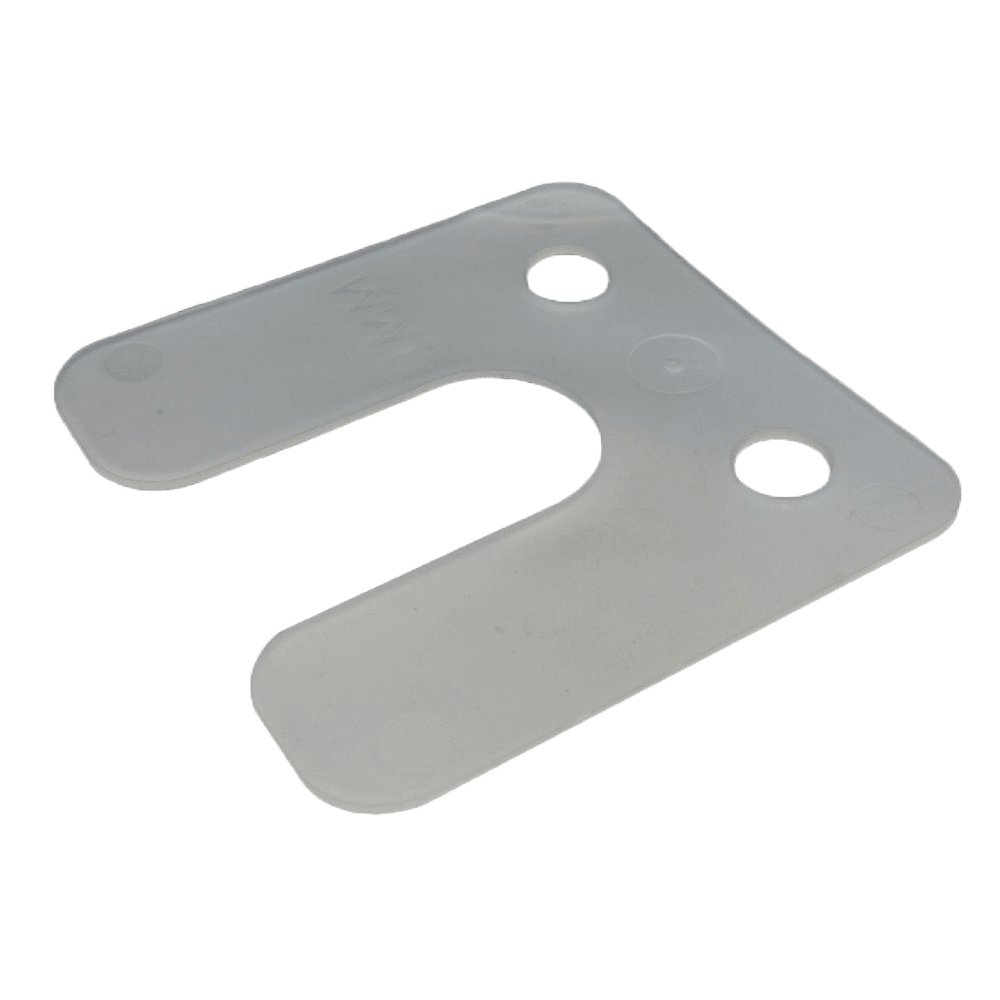 GB Drukplaat Met Sleuf 1mm Kunststof Transparant 96st 34741B