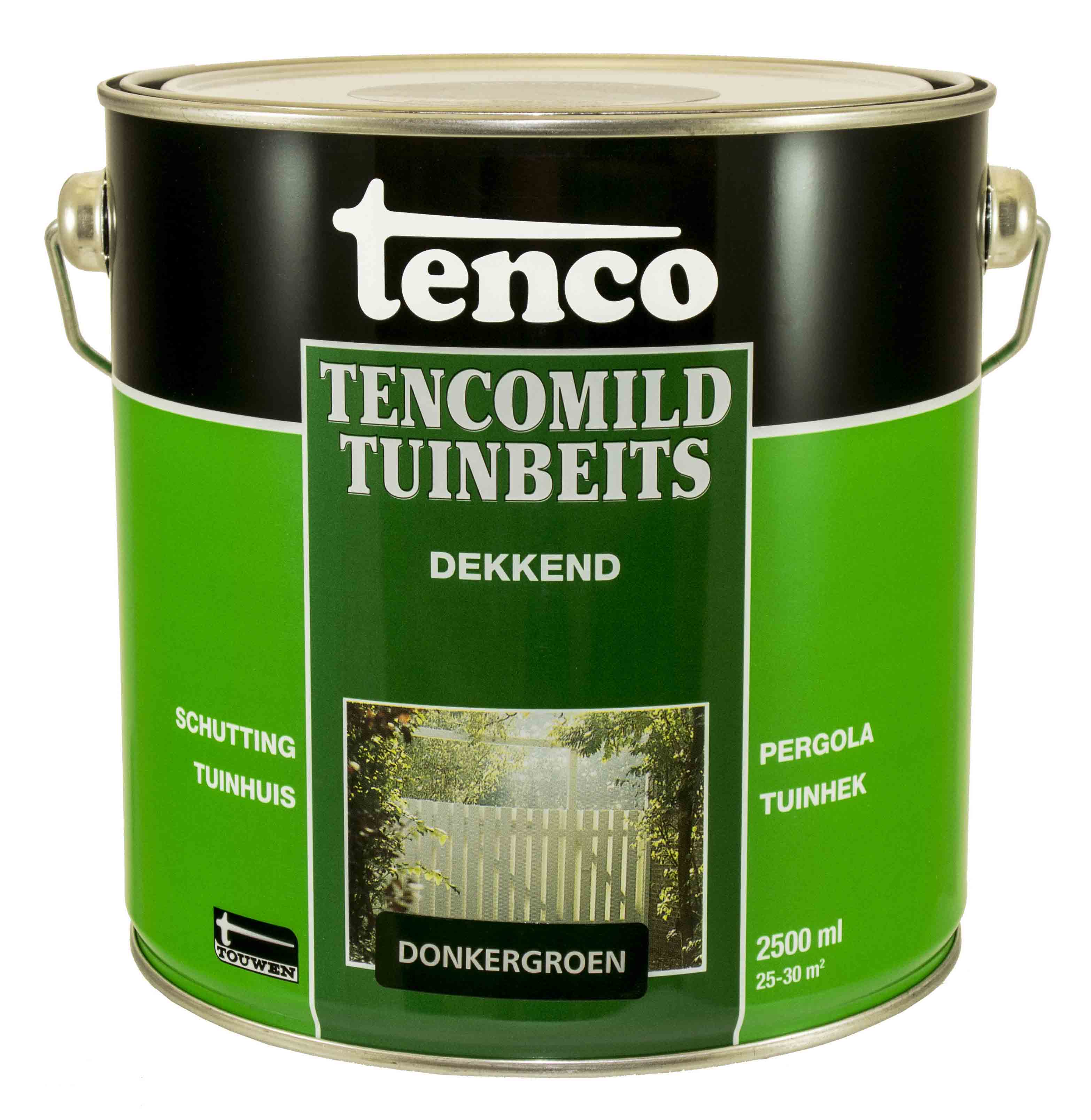 Tencomild Tuinbeits Dekkend 2.5L Donkergroen