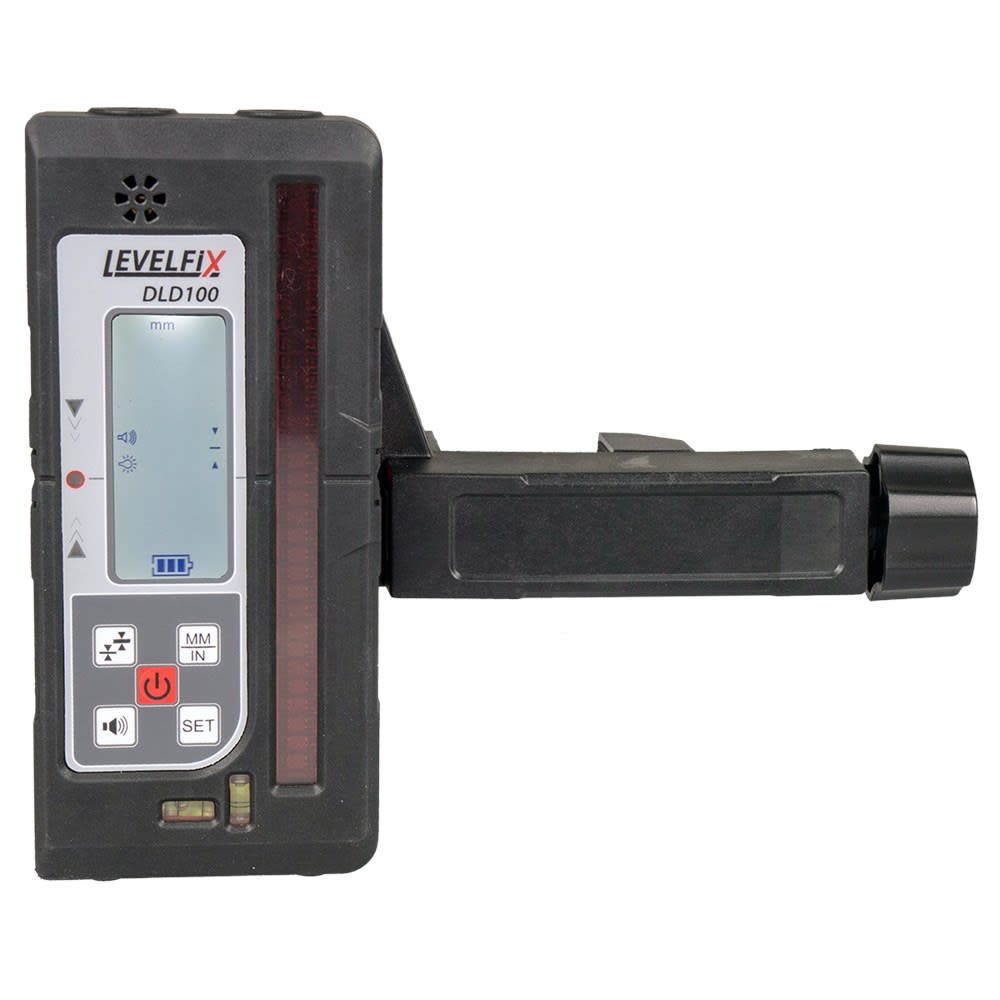 Levelfix Ontvanger DLD100GR Met Mm-aanduiding Inclusief Baakklem Groen/Rood