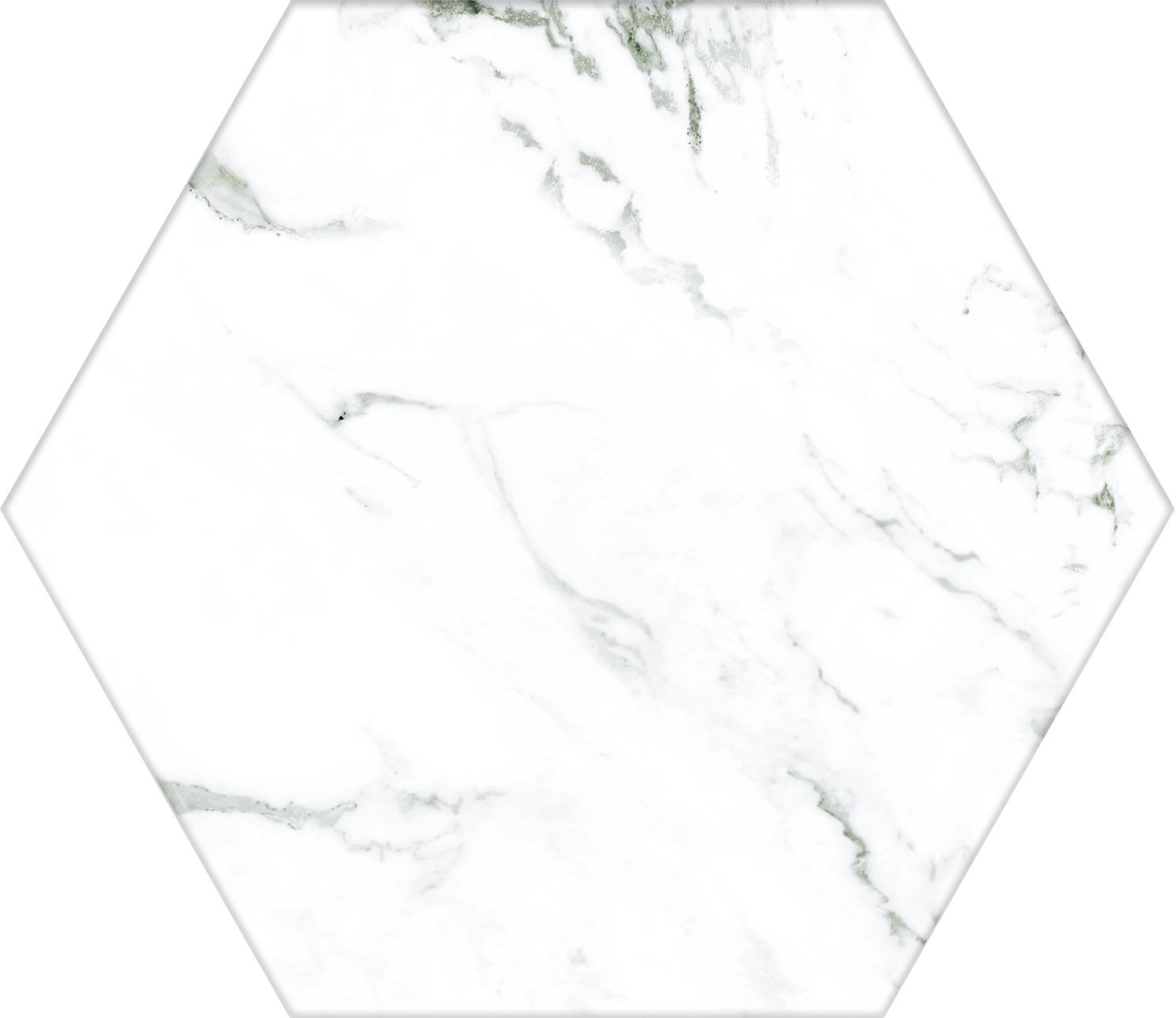 Product afbeelding voor Decortegel Hex25 Calacatta 22x25cm 10mm Mat R9