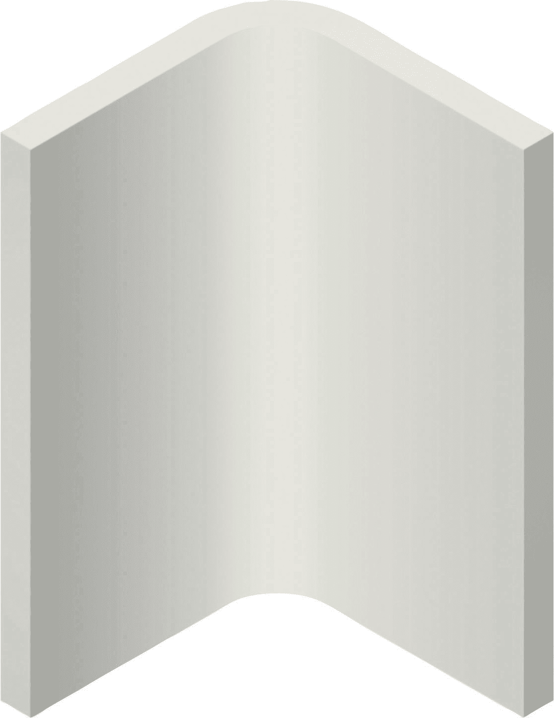 Product afbeelding voor Villeroy & Boch Binnenhoek Pro Architectura 3.0 Neutral White 5x10cm Mat 3574C3000010