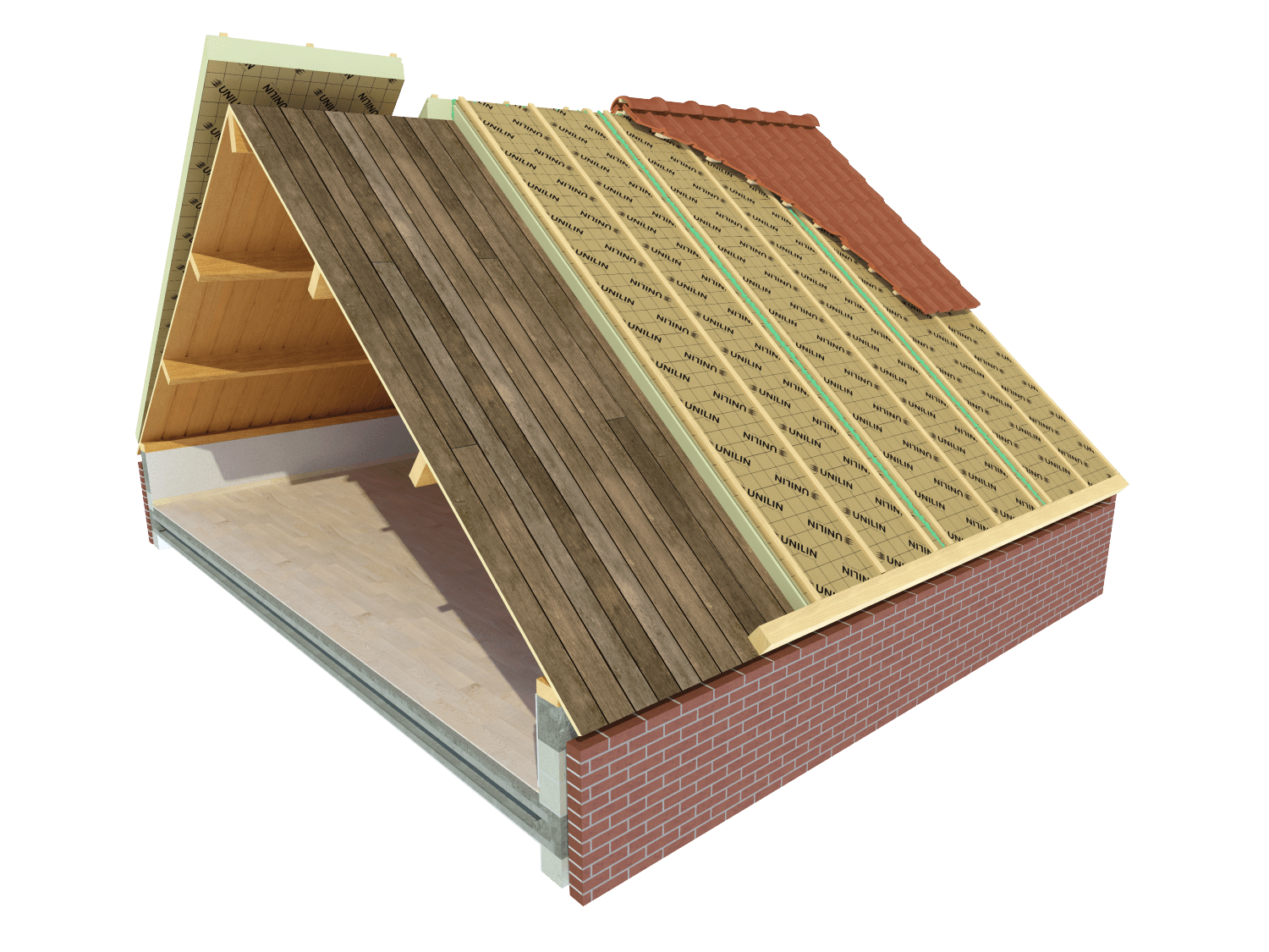 Product afbeelding voor Unilin Roof Reno 96/111mm 120,5cm Rc=4,5