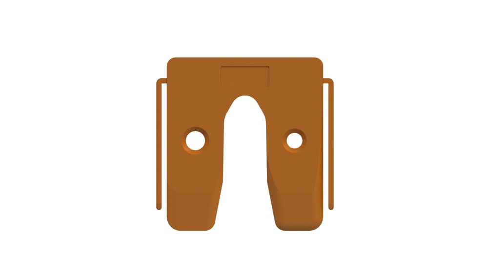 GB Uitvulplaat 2mm Oranje Met Stelpootjes 64st 34502B