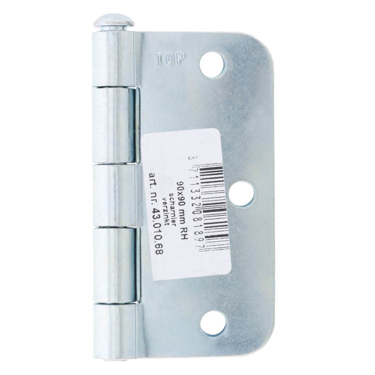 Product afbeelding voor Ceur Scharnier Vierkant Model Losse Pen Ronde Hoeken Verzinkt 89x89mm