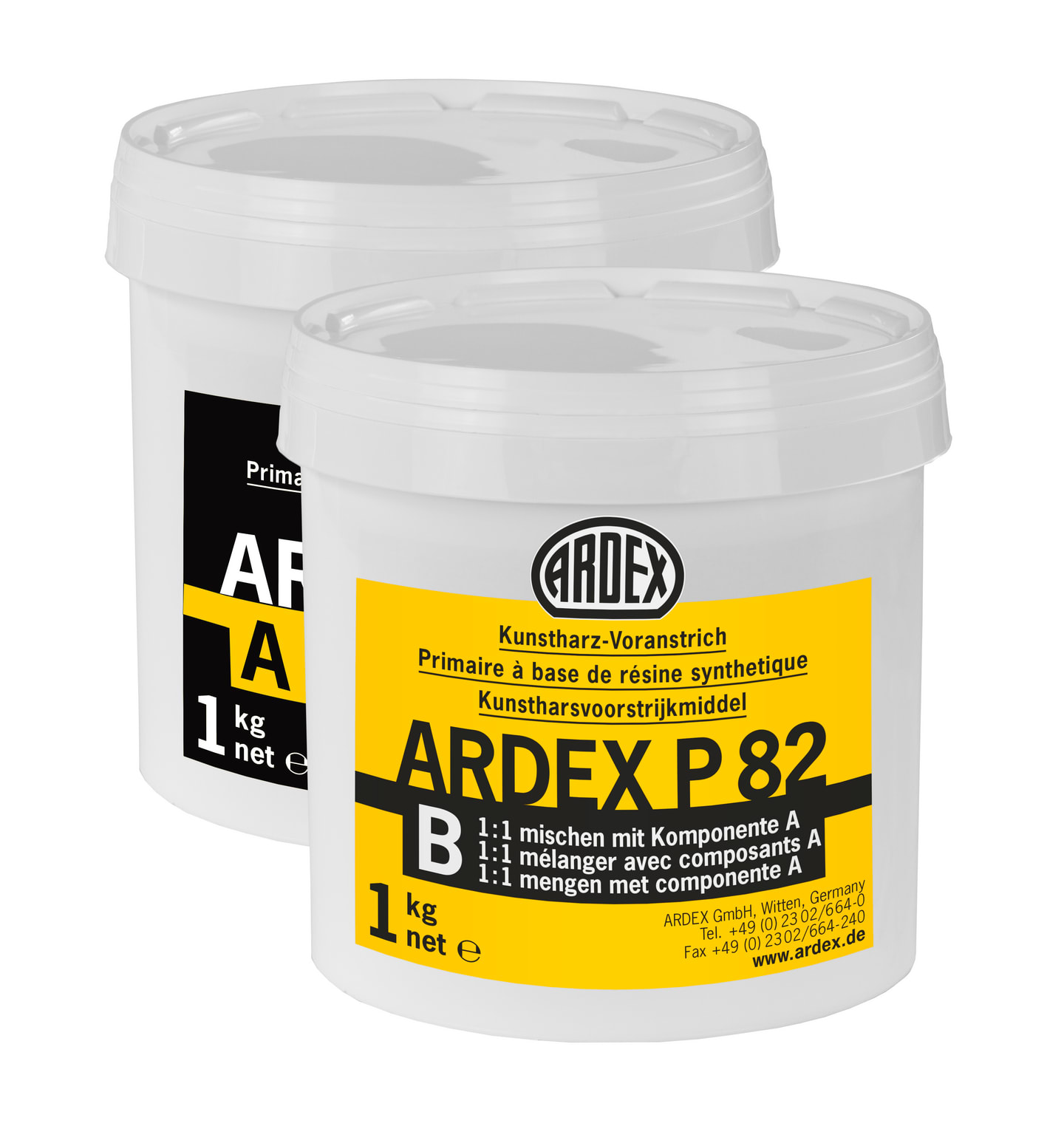 Ardex P82 Kunstharsvoorstrijkmiddel 2 Componenten A /B 2kg