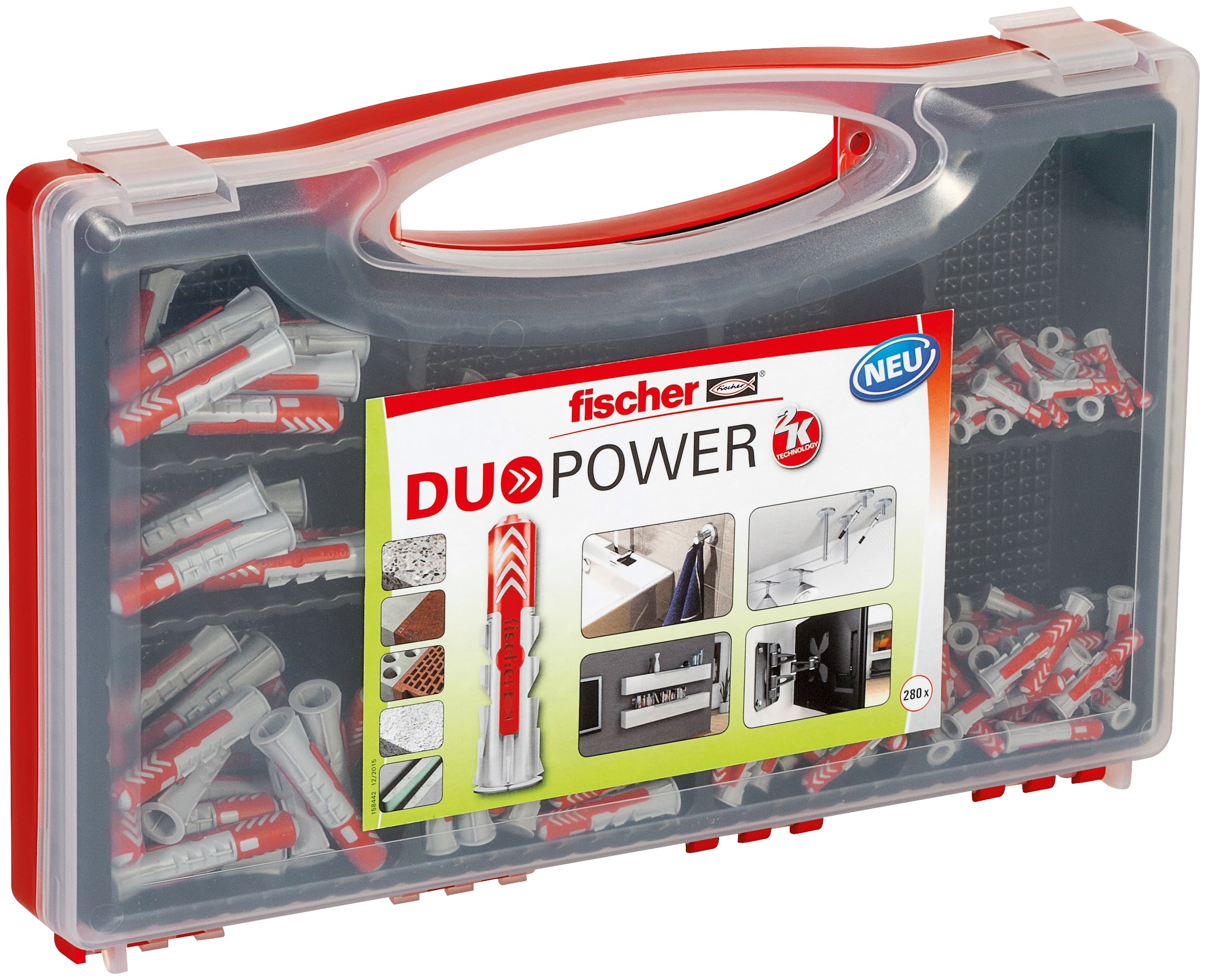 Fischer Red-Box Duopower Plug Zonder Schroeven 280st 535973
