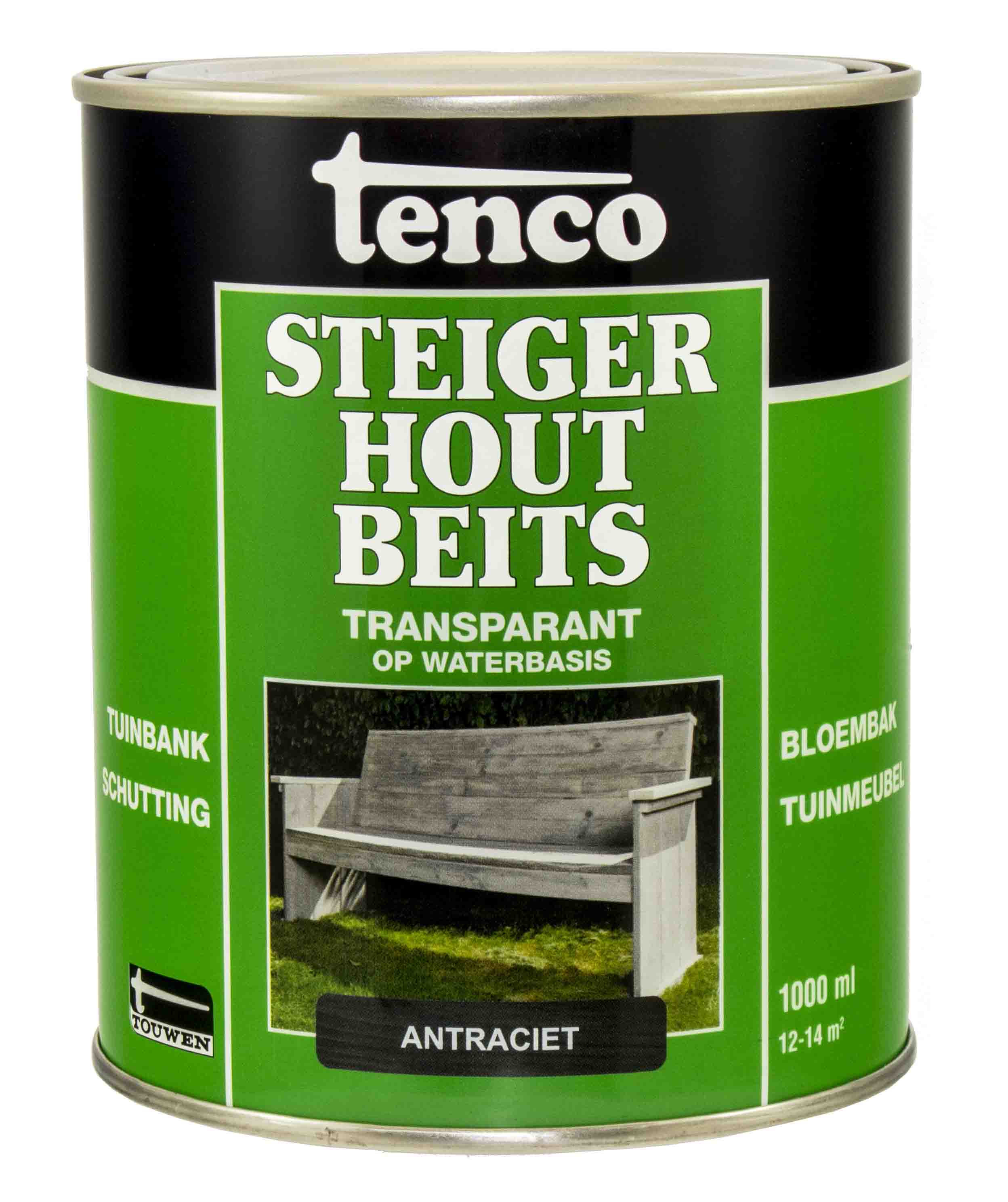 Tenco Steigerhoutbeits 1L Antraciet