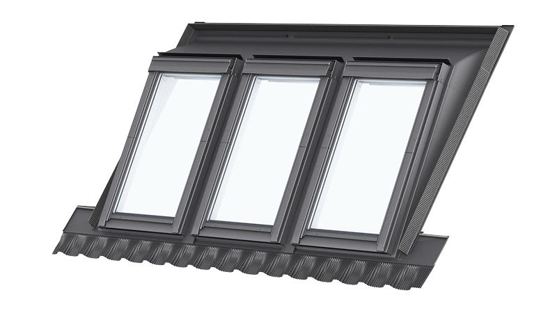 VELUX Dakkapel GGL MK06 SA0W31101 Basis Triple Inclusief 3x GGL 2070 Dakraam