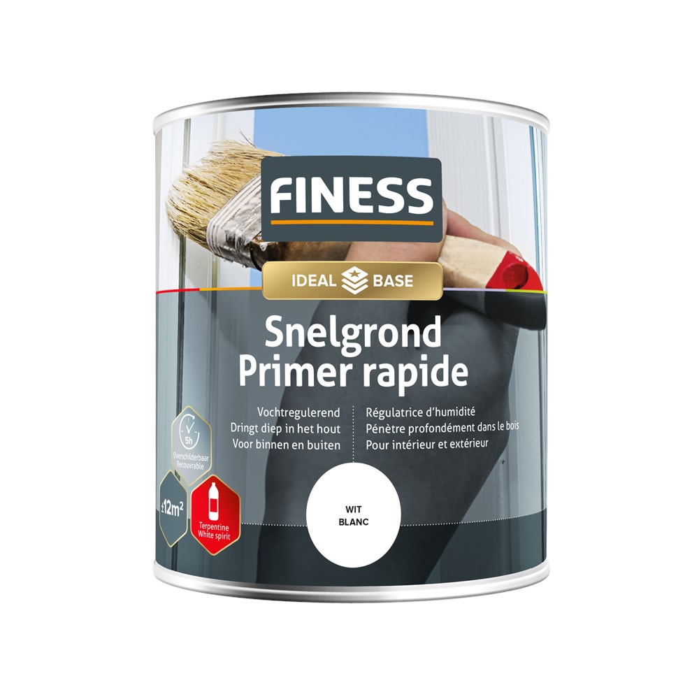 Finess Snelgrond Binnen/Buiten 750ml Wit
