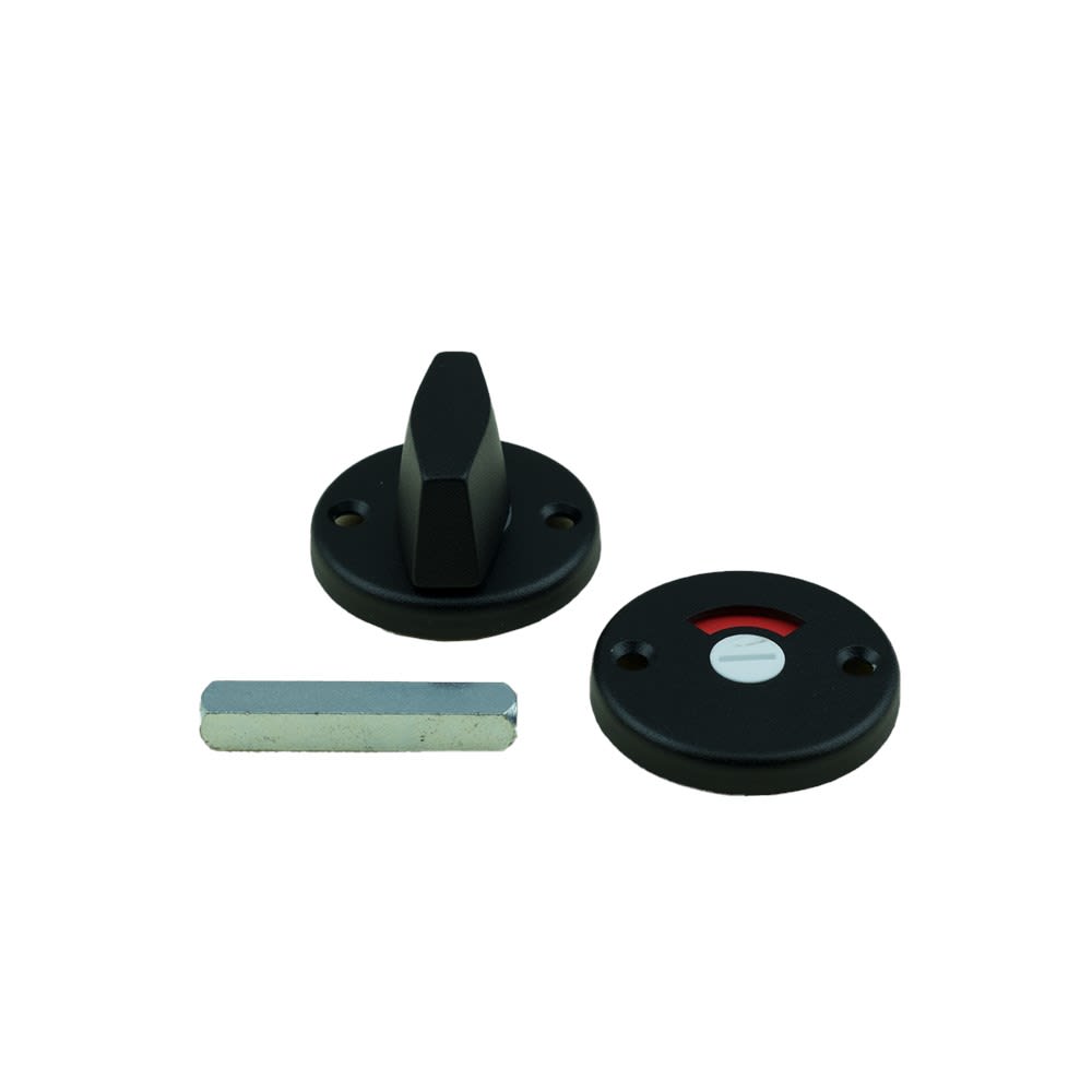 AMI WC-Rozet Rond 50mm Aluminium Zwart