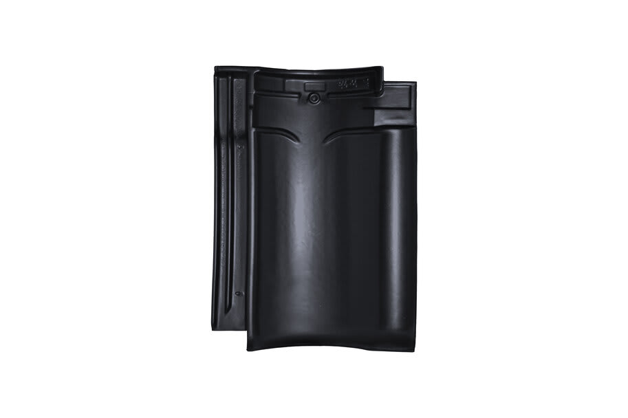 Monier VH-Variabel Dakpan Zwart Glazura Edelengobe