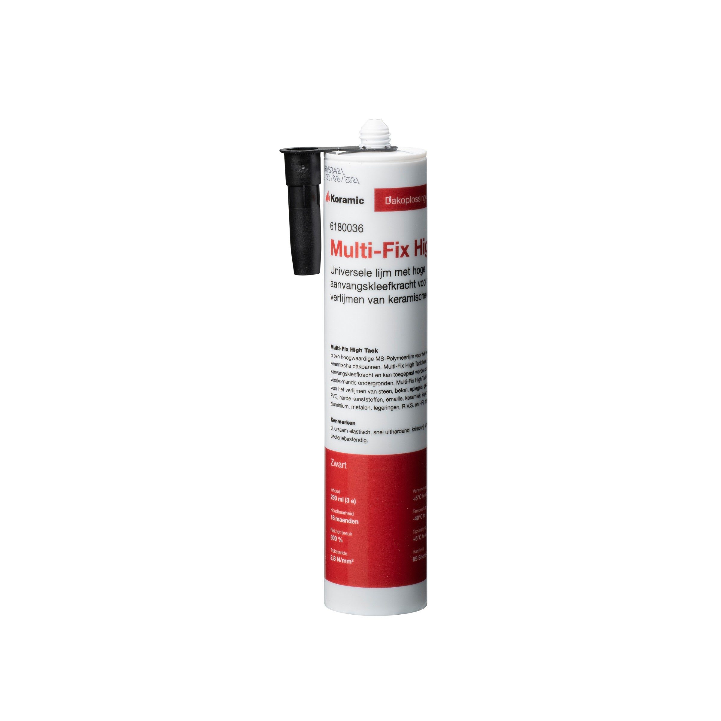 Product afbeelding voor Wienerberger Multi-Fix High Tack Zwart 310ml
