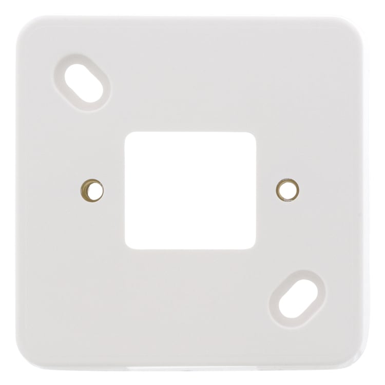 Attema P25 Montageplaat Opbouw Enkel Polarwit