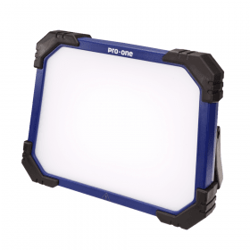 ProOne Bouwlamp Led 8000 Lumen 66W 240V 5m Snoer 2 Contactdozen