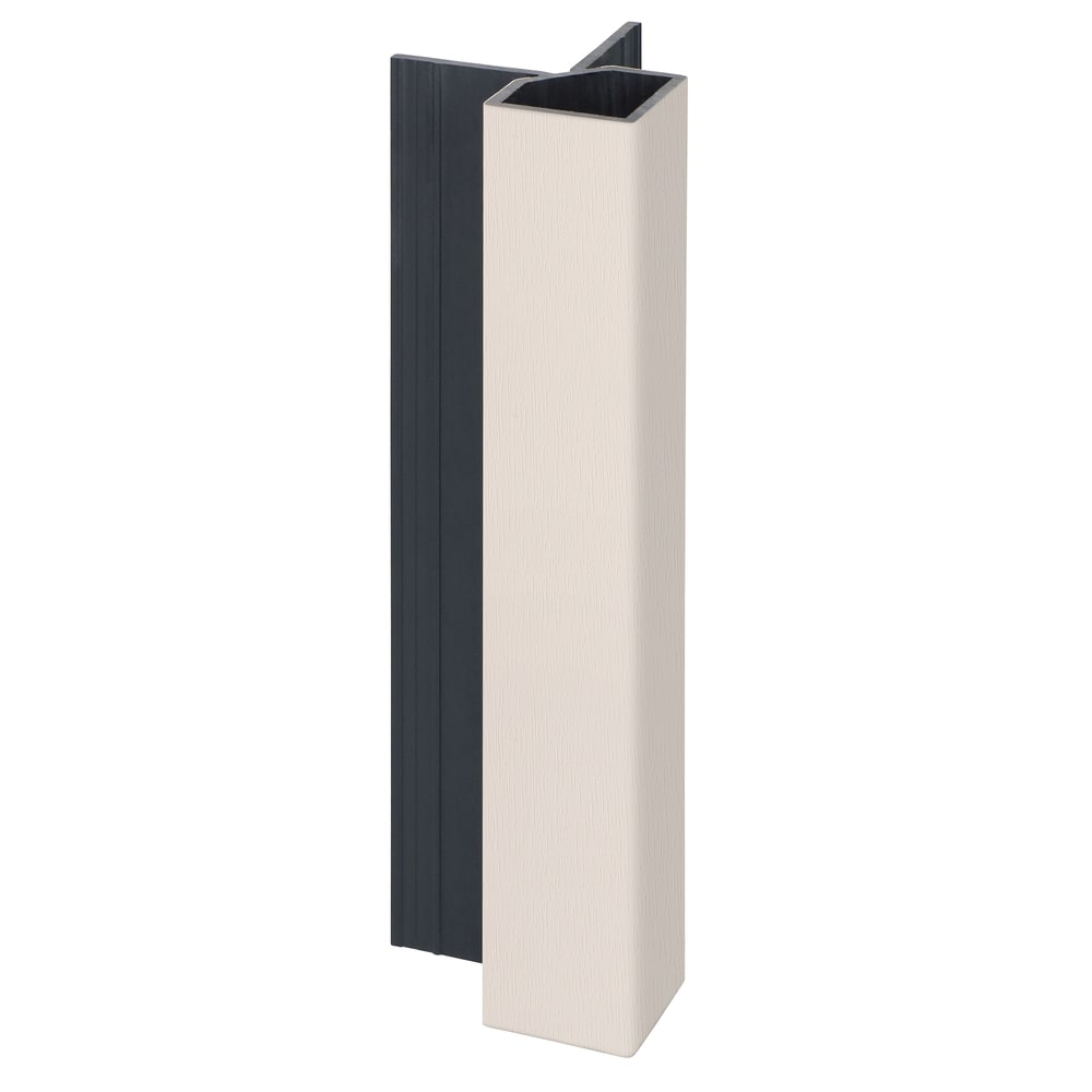 Keralit Uitwendig Hoekprofiel 32x32mm 400cm Creme Classic Nerf
