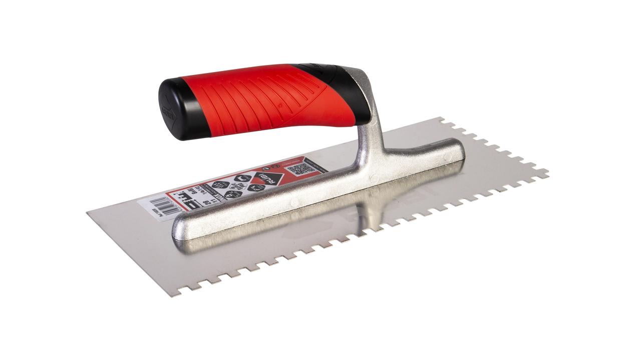 Rubi Lijmspaan 6x6mm 28cm RVS Met Rubiflex Greep Open