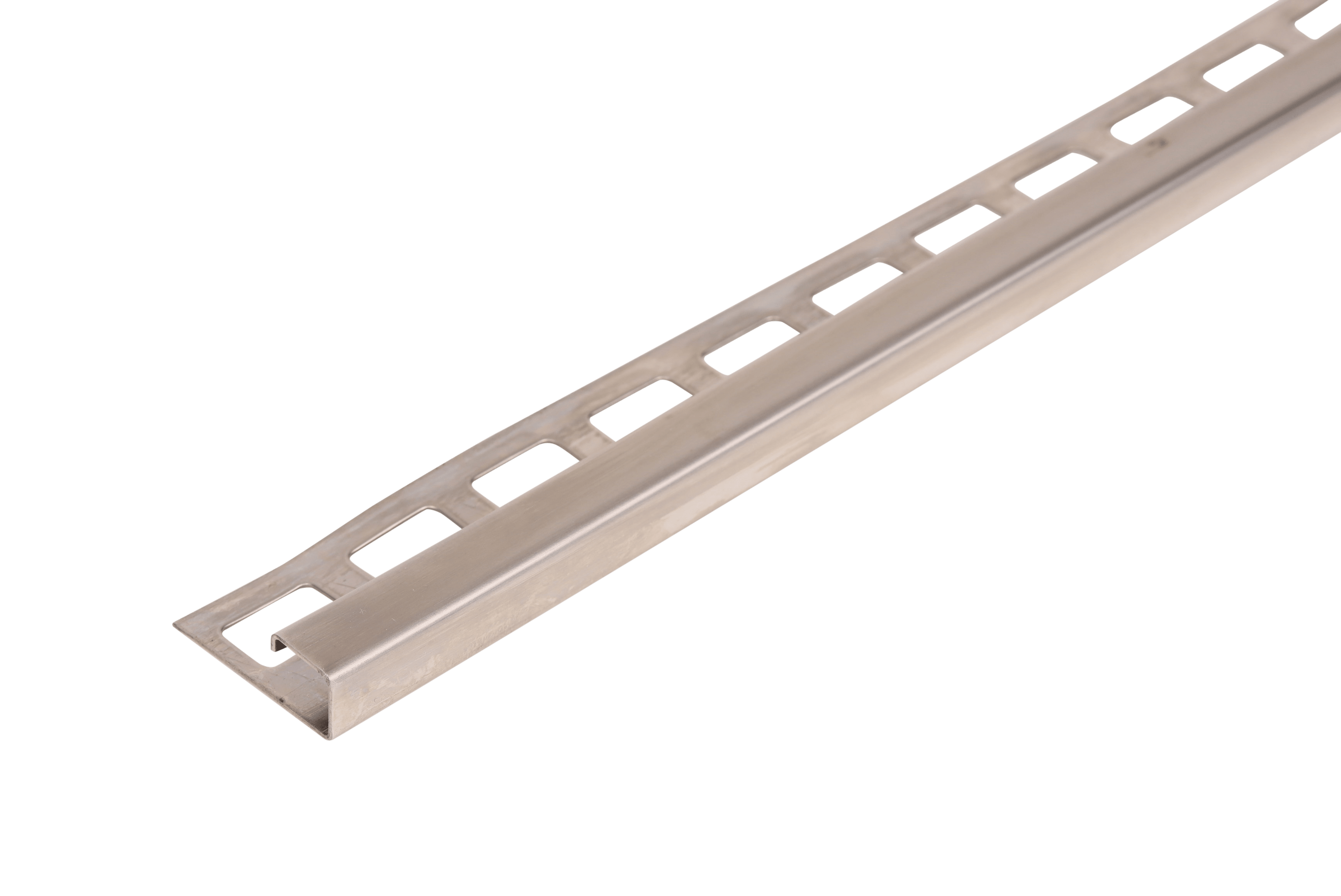 ProOne Tegelprofiel Vierkant 10mm 300cm RVS Geborsteld