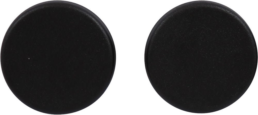 Oxloc Blindrozet Rond 7,3mm Aluminium Zwart