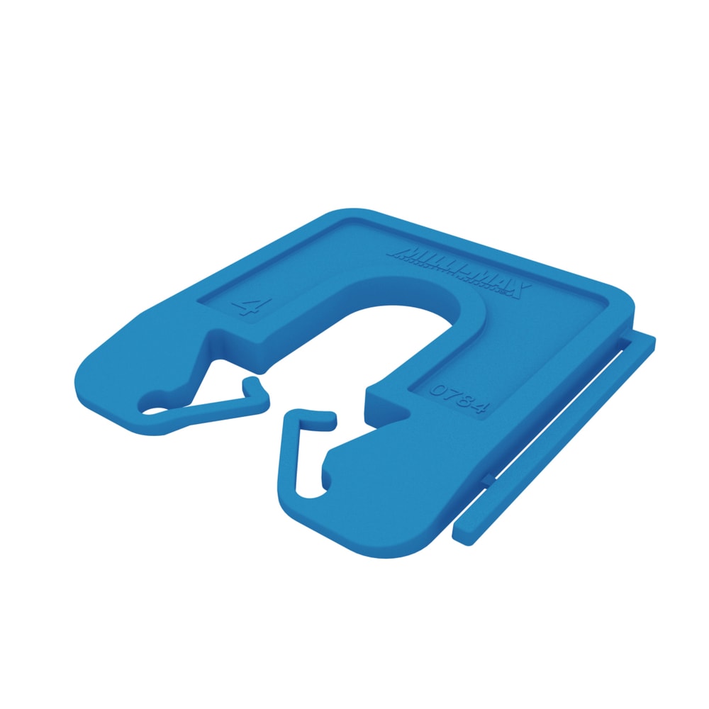 Milli-Max Uitvulplaatje 4mm 100st Blauw