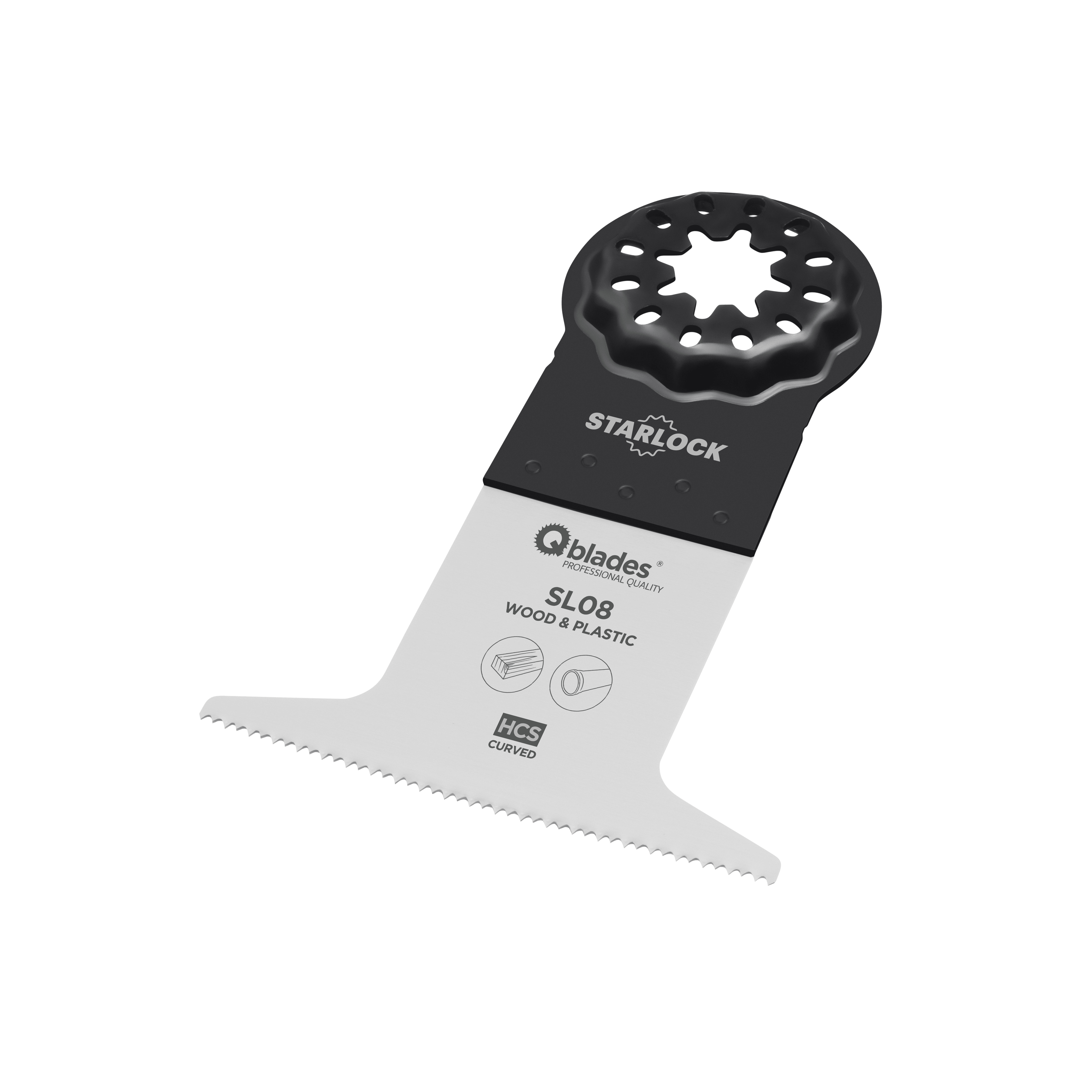 Qblades Multitoolzaagblad Standaard SL08 65x50mm HCS 1st