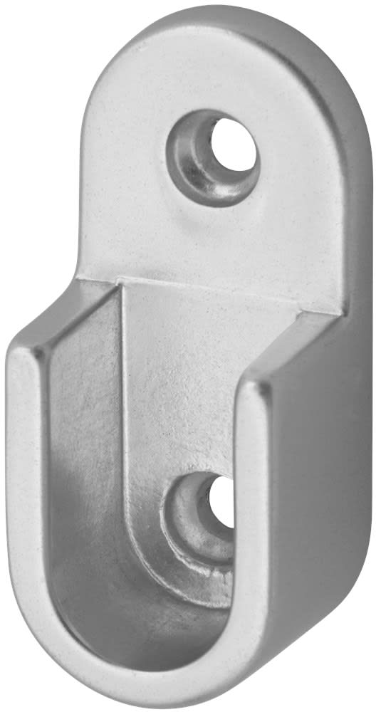 Hermeta Steun Garderobebuis 1175 Gardelux 1 In De Dag Open Model Aluminium Naturel