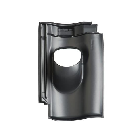 Ubbink Dakdoorvoerpan Nelskamp NH-10 131mm 25-45 Graden 1-pans Zwart