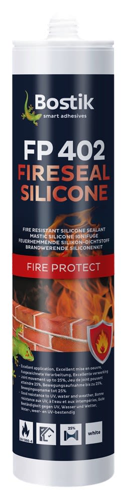 Bostik FP402 Fireseal Silicone Siliconenkit 310ml Wit