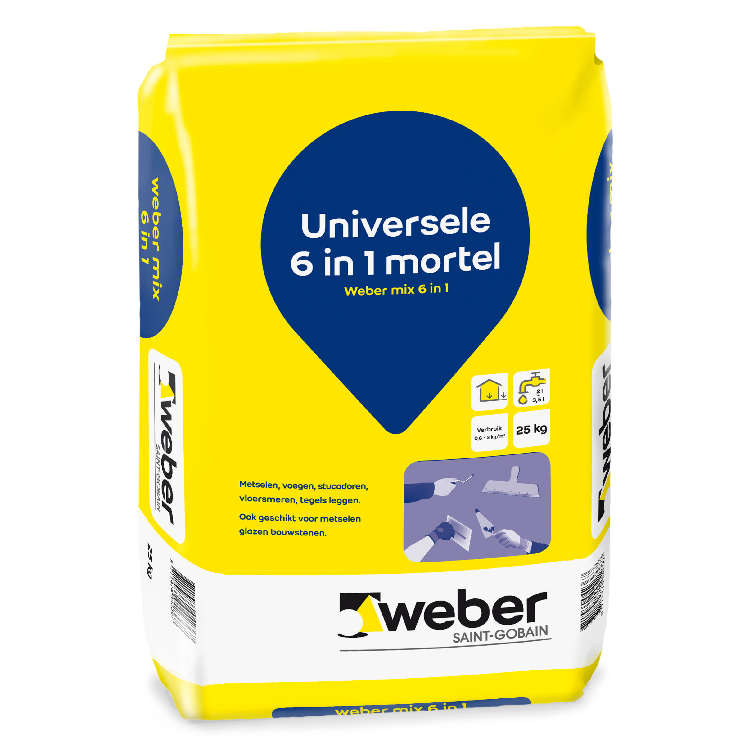 Weber Mix 6-in-1 Mortel 25kg