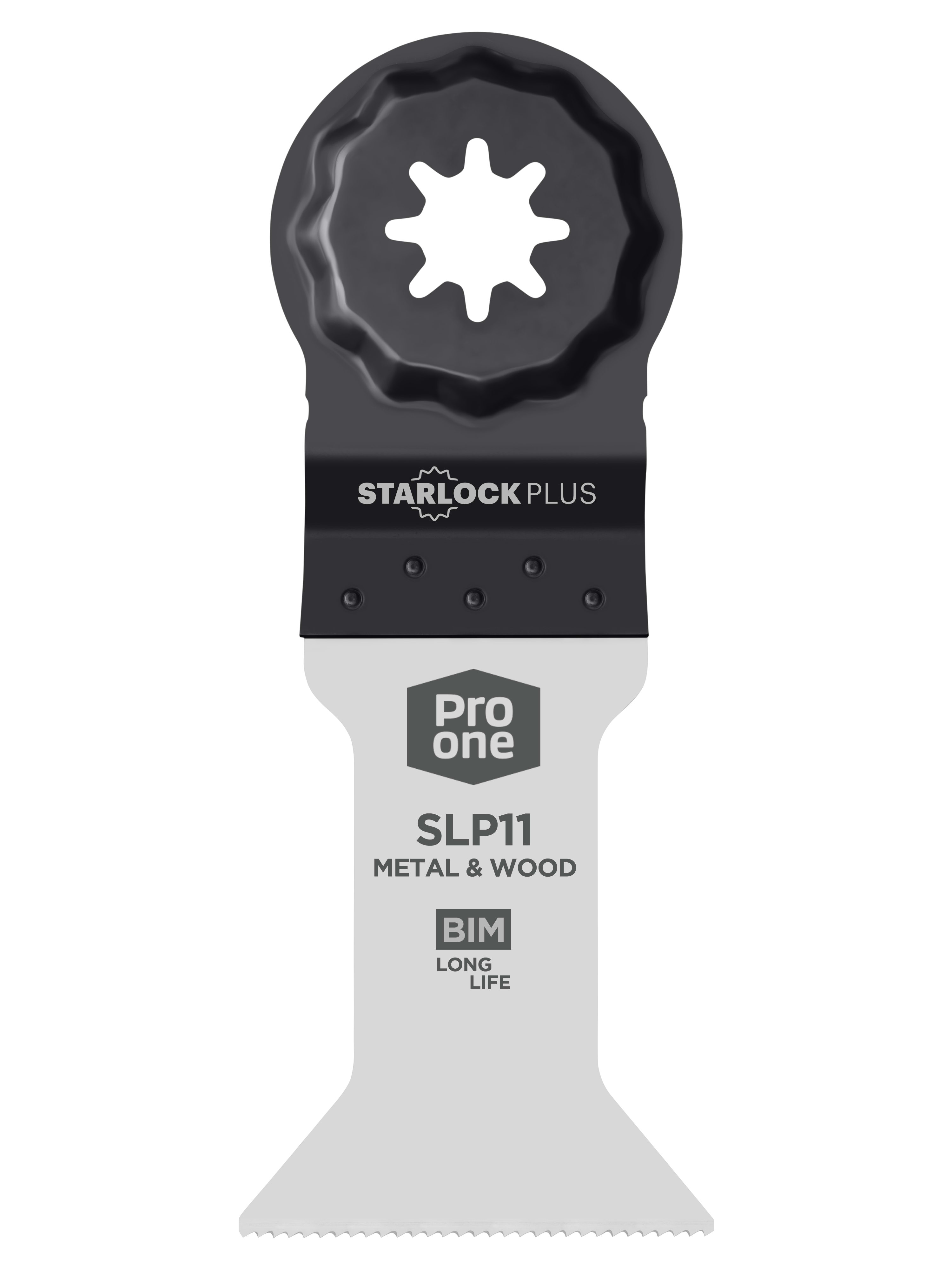 Product afbeelding voor ProOne Multitoolzaagblad Starlock Plus SLP11 44x60mm 19Tpi Bi-Metaal 5st