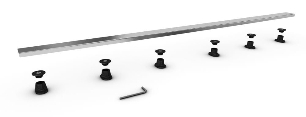 Wedi Fundo Gootafdekking 1090x45x13mm Standaard Goot 1100mm