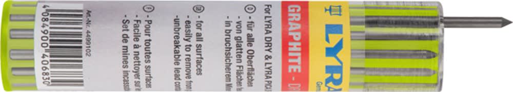 Lyra Stiftje Dry 2B Zwart 12st