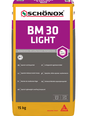 Schönox BM30 Light Betonuitvlakmortel 15kg